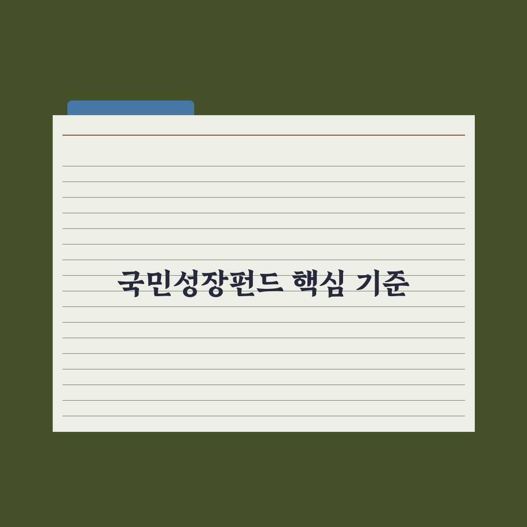 국민성장펀드 퓨리오사 투자 가이드와 5가지 판단 기준