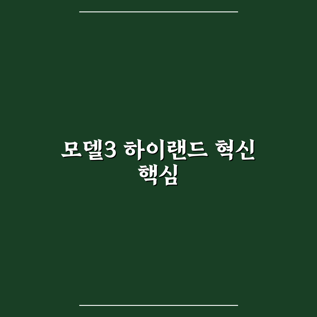 테슬라 모델3 하이랜드 시승기 추천과 꿀팁 공유