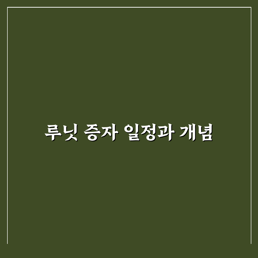루닛 유상증자 일정 쉽게 이해하는 정리와 팁
