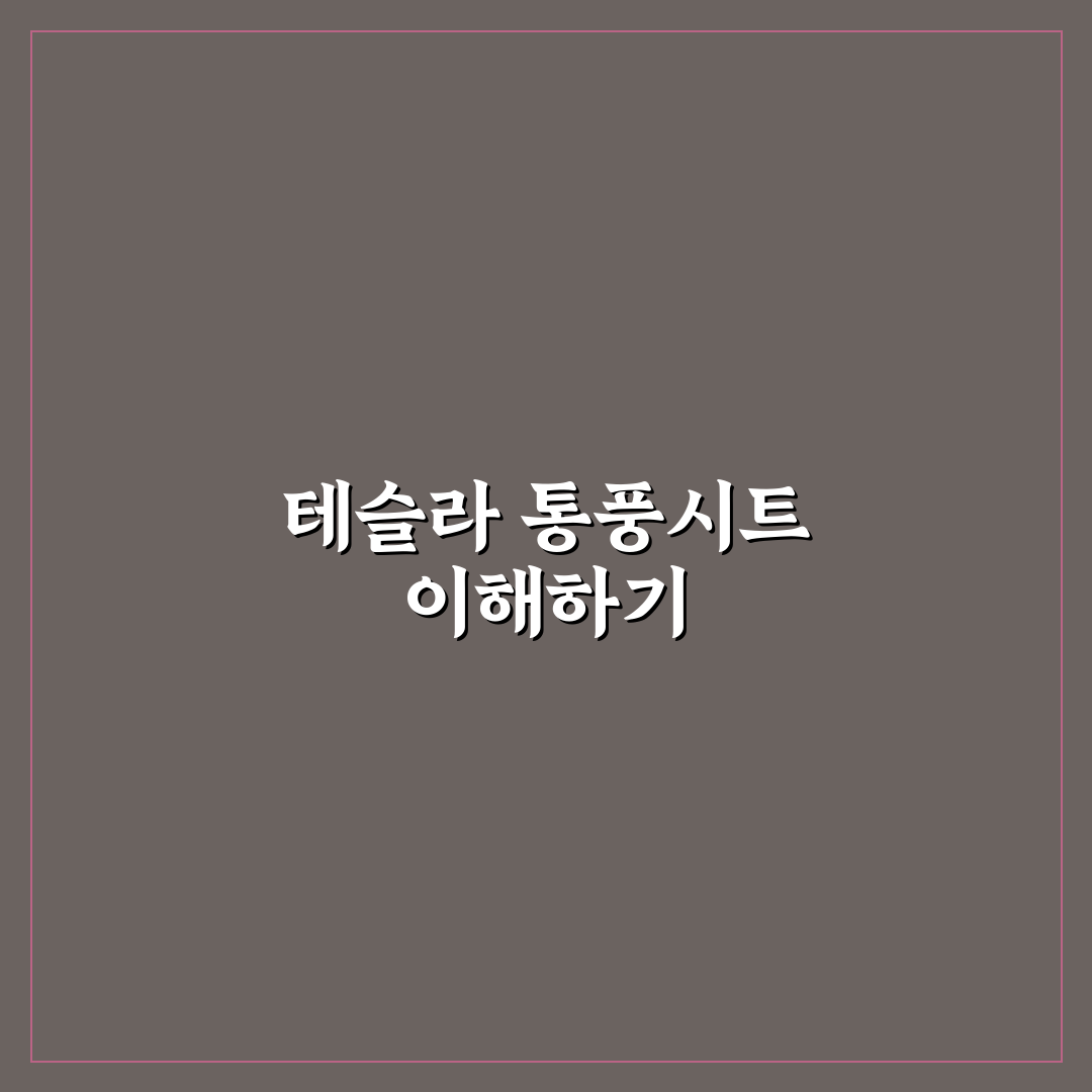 테슬라 통풍시트 시공 꿀팁과 후기 쉽게 정리