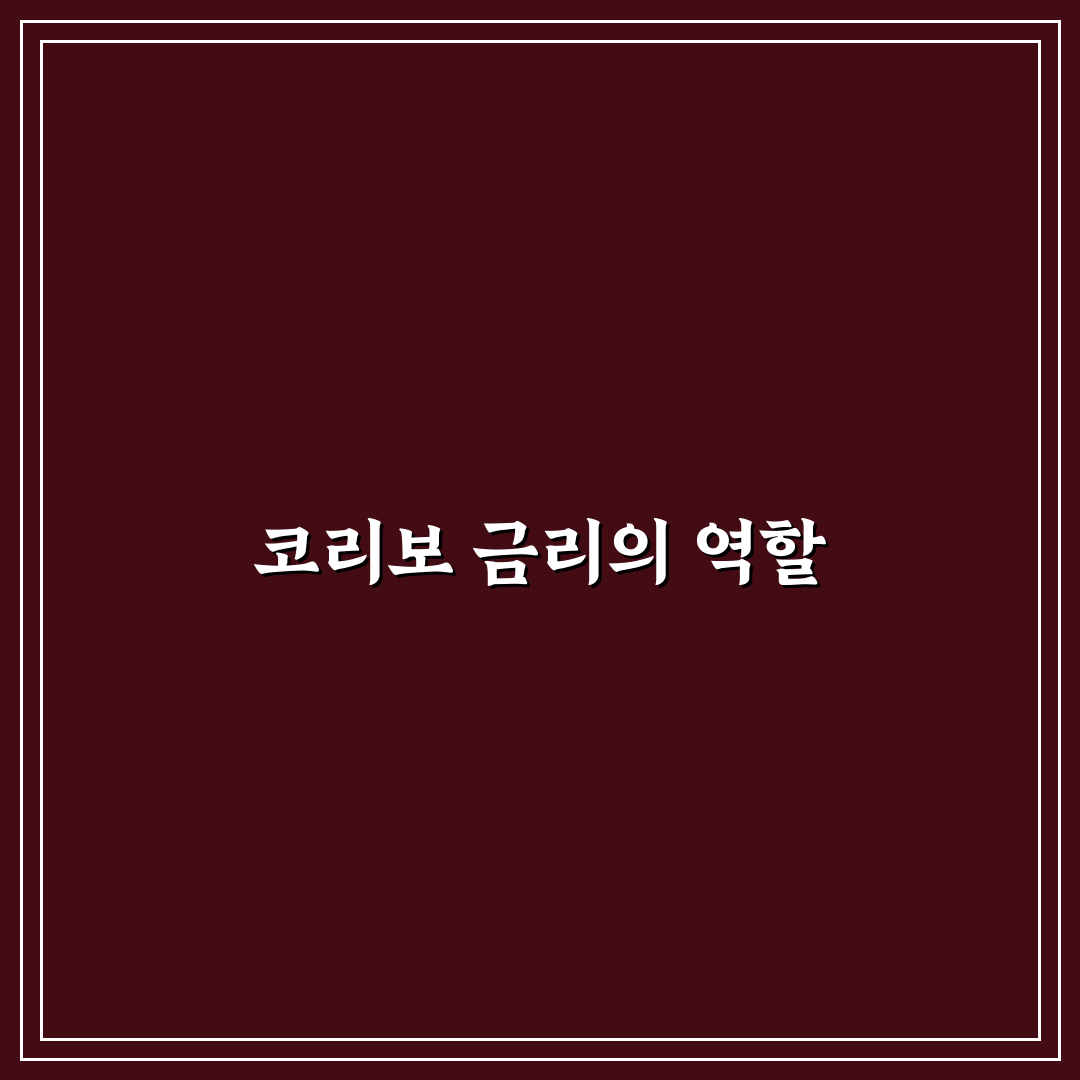 코리보 금리 뜻과 이해를 돕는 꿀팁 공유