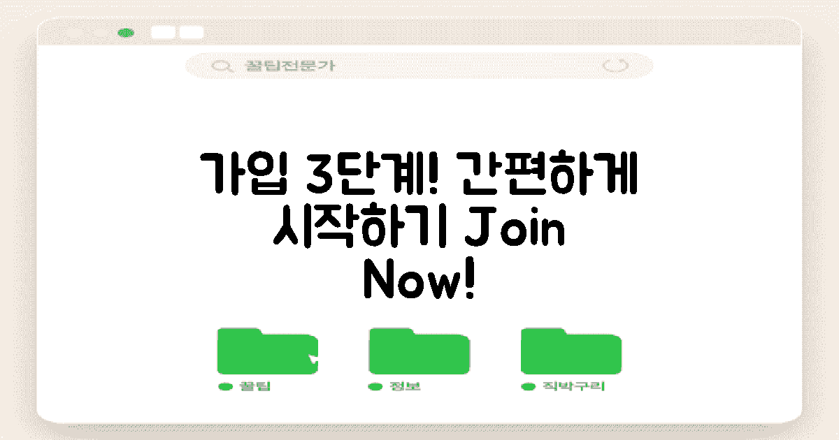 3단계 가입 절차