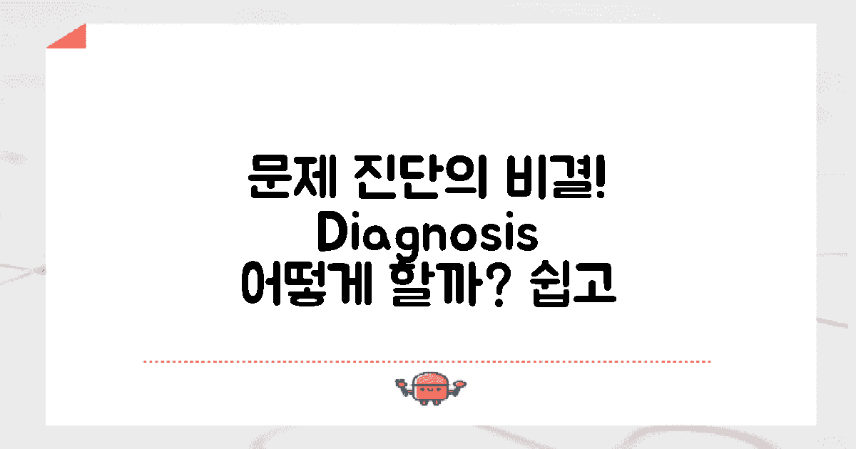 문제를 어떻게 진단할까?