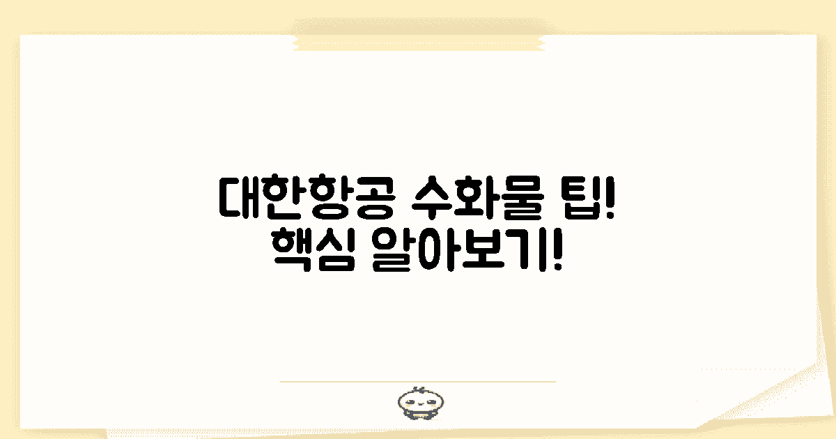 대한항공 수화물 개요