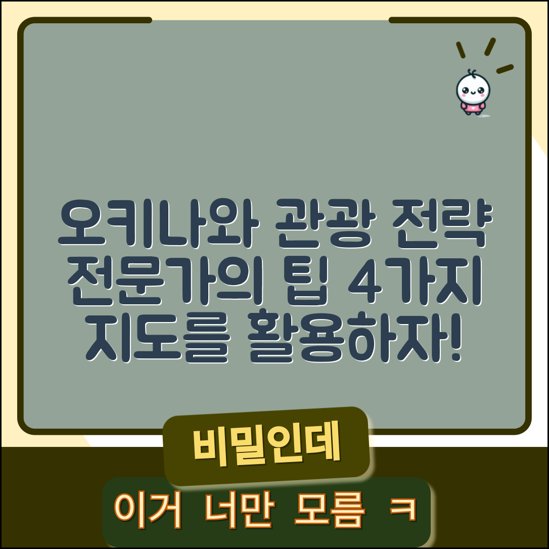 전문가 분석: 오키나와 관광지도 활용 전략 4가지