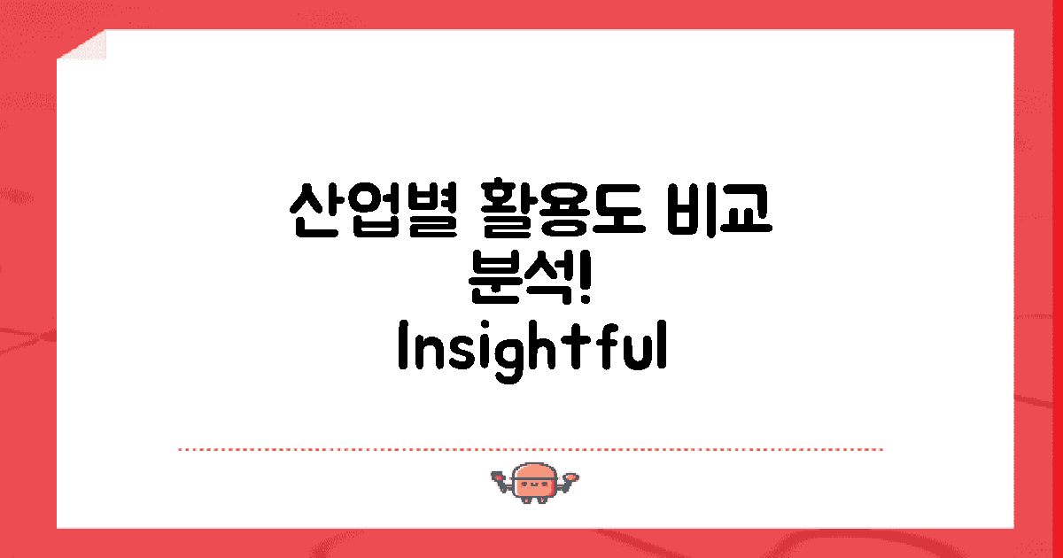 산업별 활용 현황 비교